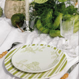 Assiette pomme cannelle, table aux inspirations caribéennes